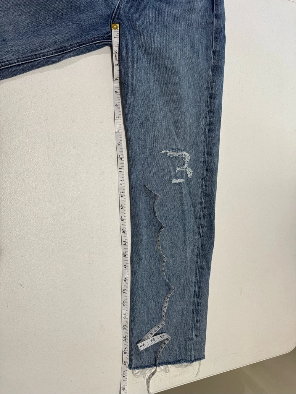 AGOLDE 90’s Pinch Waist Jeans Size 25 High Rise Straight Leg Distressed